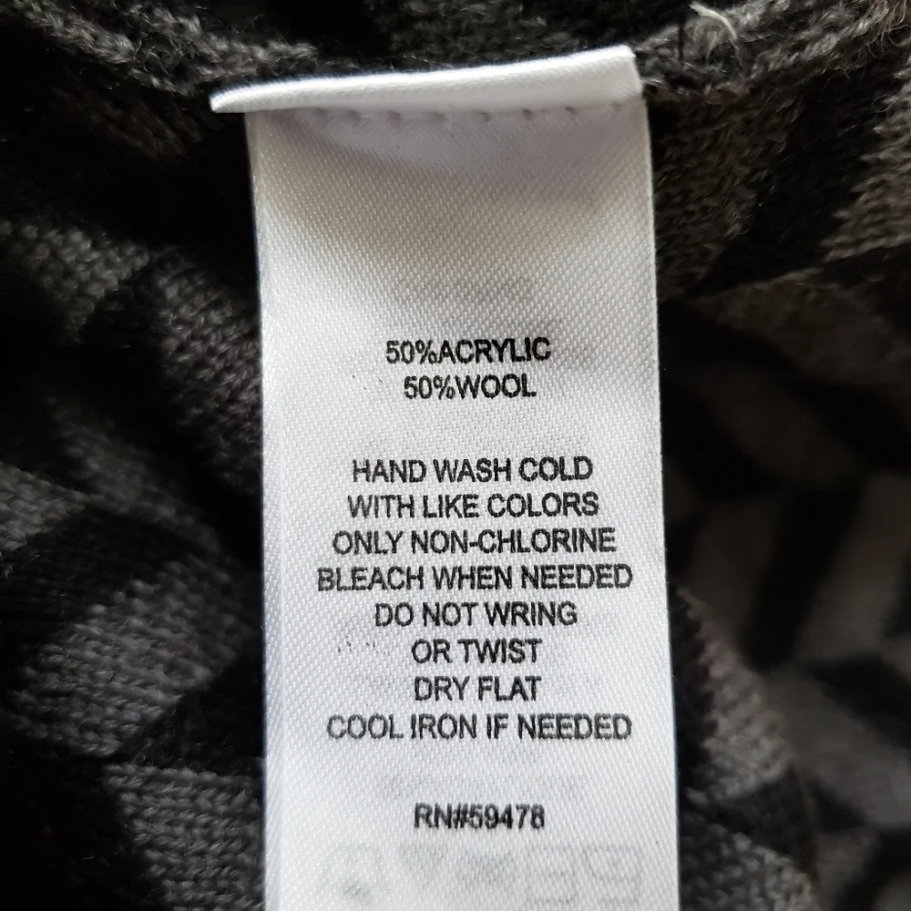 Kenar Chevron Wool Blend Skirt